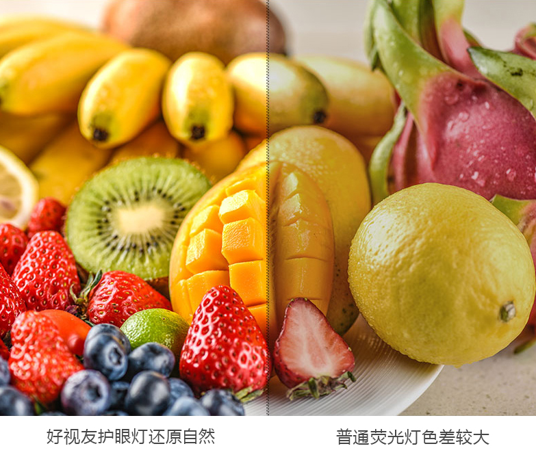 LED護眼教室燈顯色指數對比